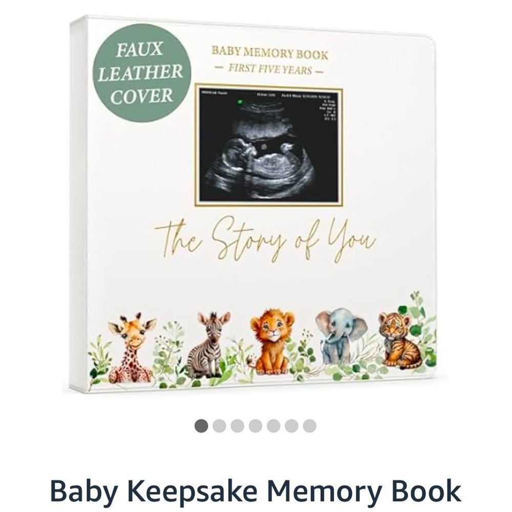 Adjustable Ring Binder Baby Memory Book